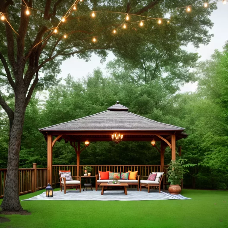 Como criar um Gazebo com estilo boêmio para criar um espaço despojado e descontraído