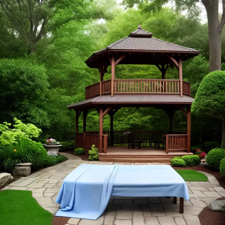 Gazebo com área de massagem: como criar um espaço de bem-estar e relaxamento