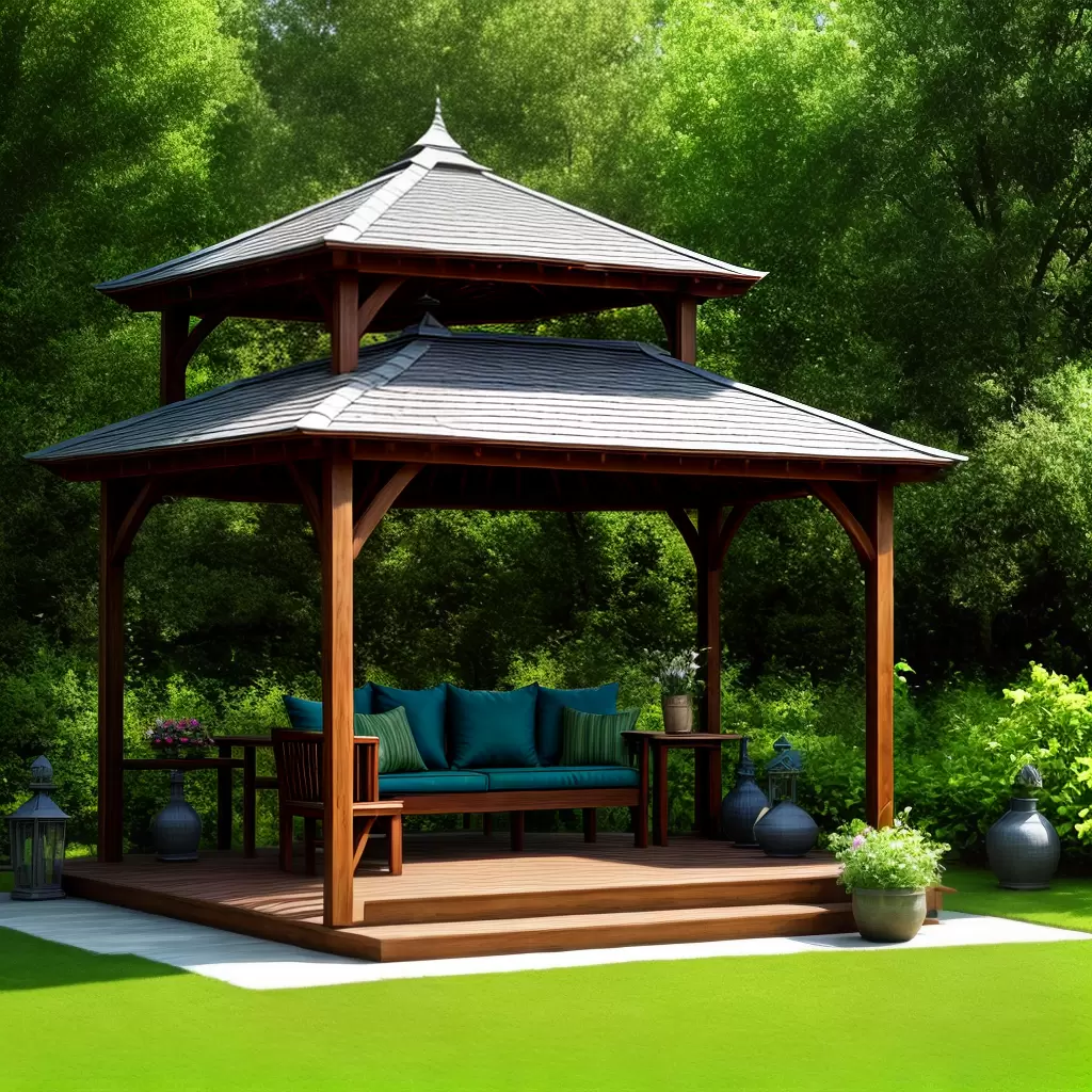 Fotos gazebo meditacao natureza luzes