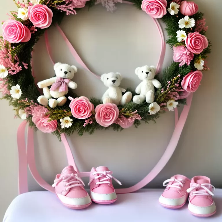 Receba com Amor: Enfeites de Porta para o Chá de Bebê