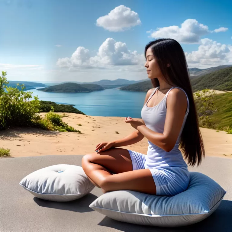 Puffs e meditação: Criando um ambiente tranquilo e relaxante