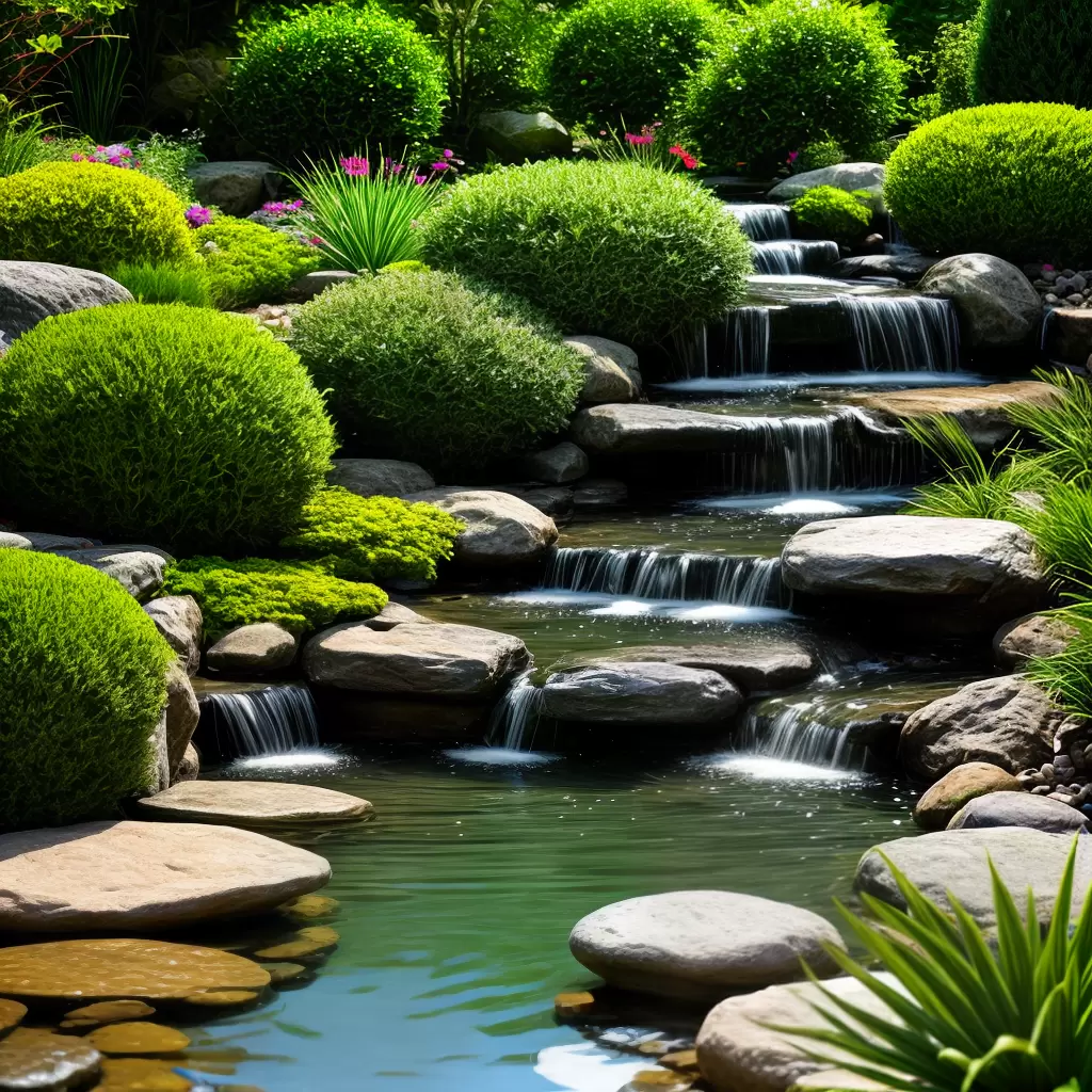 Fotos jardim zen pond paz