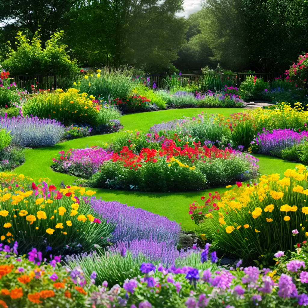Fotos jardim nativo flores polinizadores biodiversidade