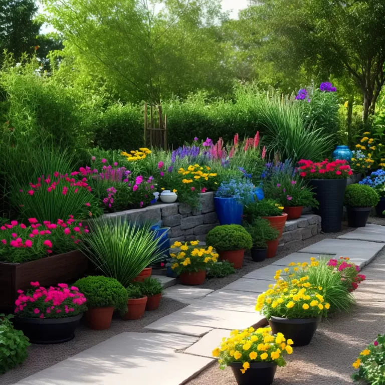 Jardins com materiais reciclados: sustentabilidade e criatividade