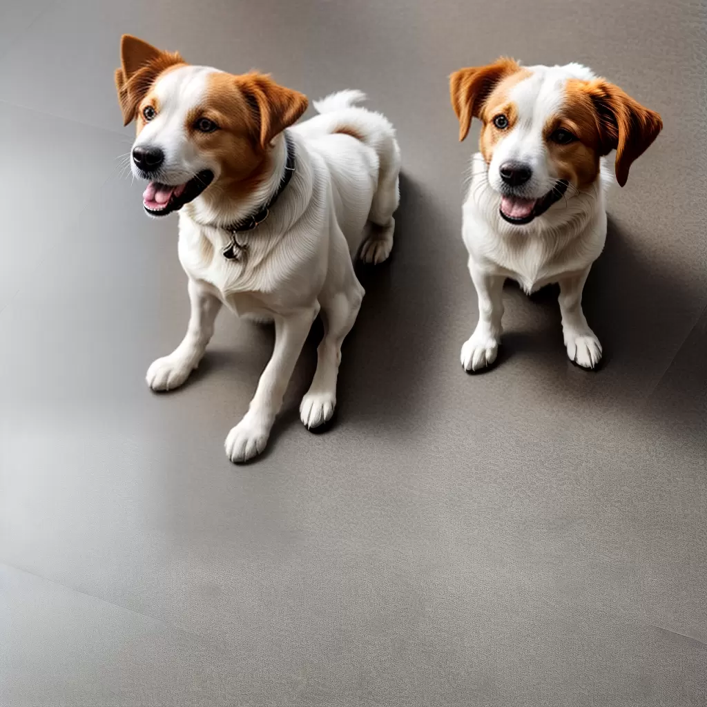Fotos cachorro feliz porcelanato brilhante