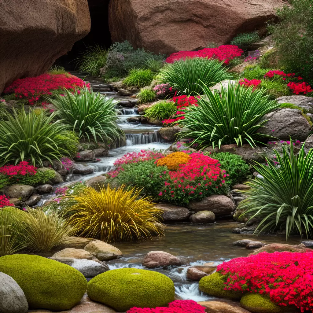 Fotos bromelias cascata vermelho laranja jardim Fotos bromelias cascata vermelho laranja jardim