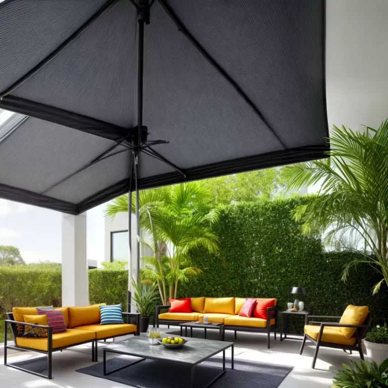 Ombrelones e design de interiores: ideias inovadoras