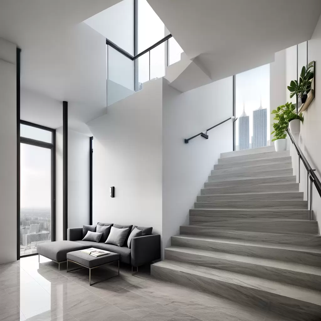 Porcelanato para escadas: dicas e inspirações