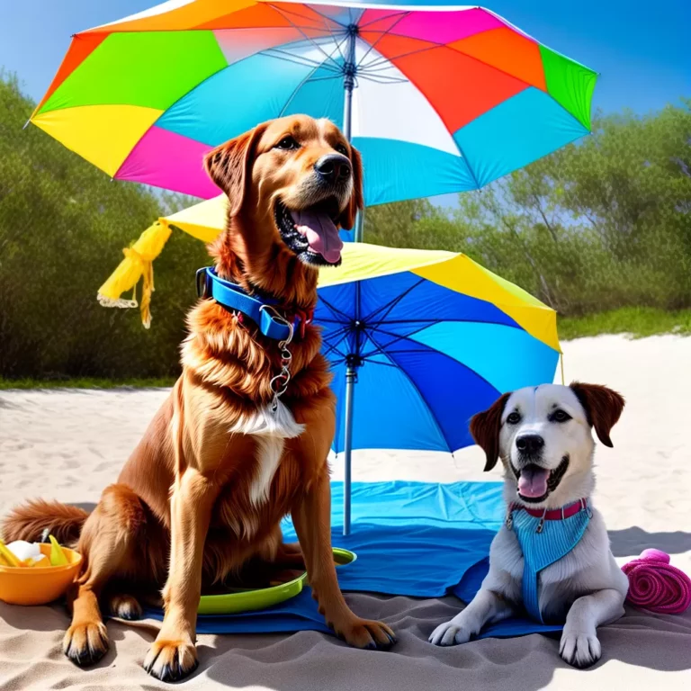 Ombrelones e pets: como proteger seu animal de estimação do sol