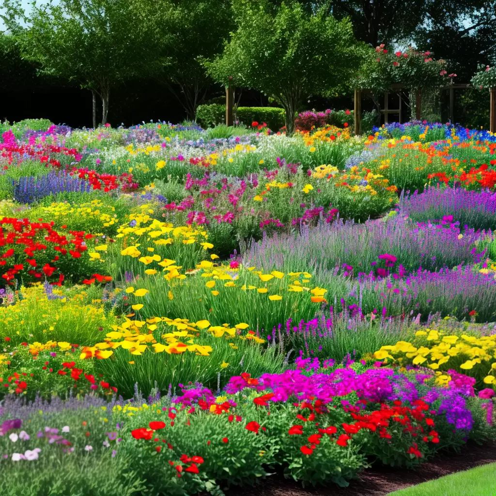 Fotos jardim flores comestiveis coloridas 4