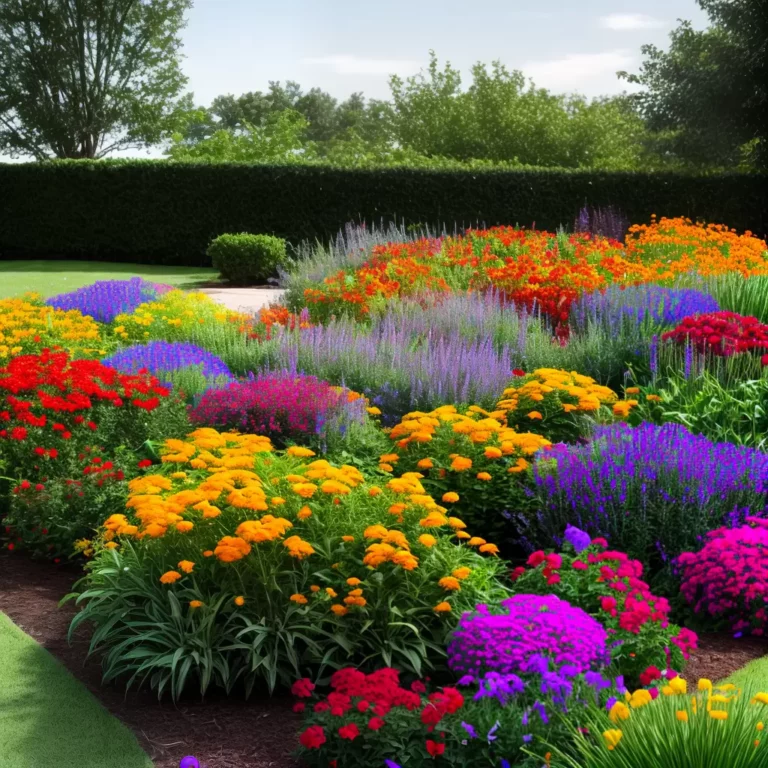 Jardins com cores contrastantes: ousadia e criatividade