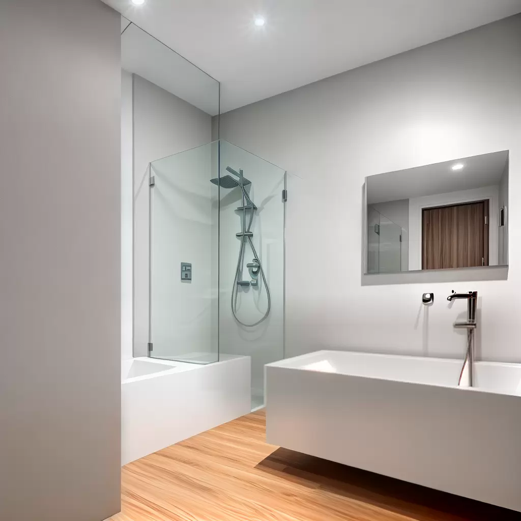 Fotos banheiro moderno branco ceramica minimalista
