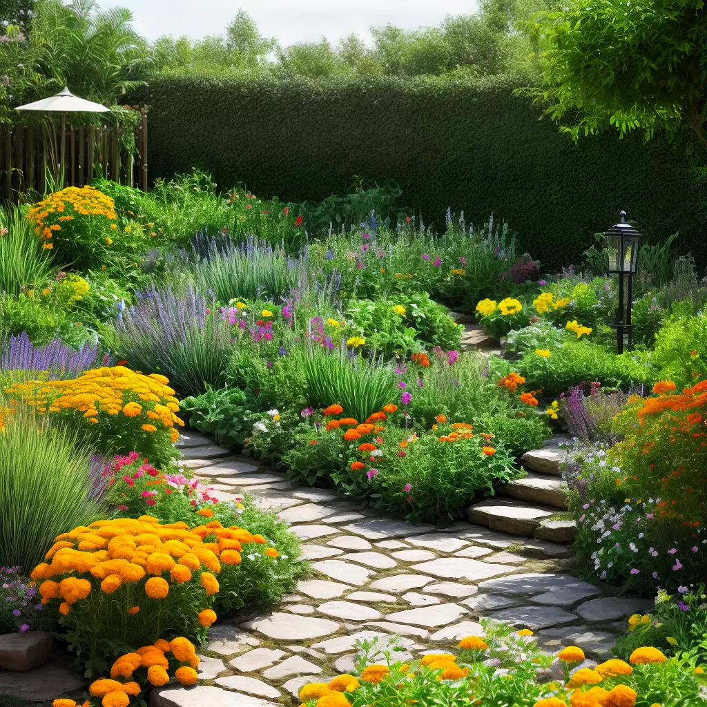 Fotos jardim plantas repelentes ecologico