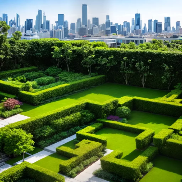 Jardins com plantas para telhados verdes: inovação e sustentabilidade