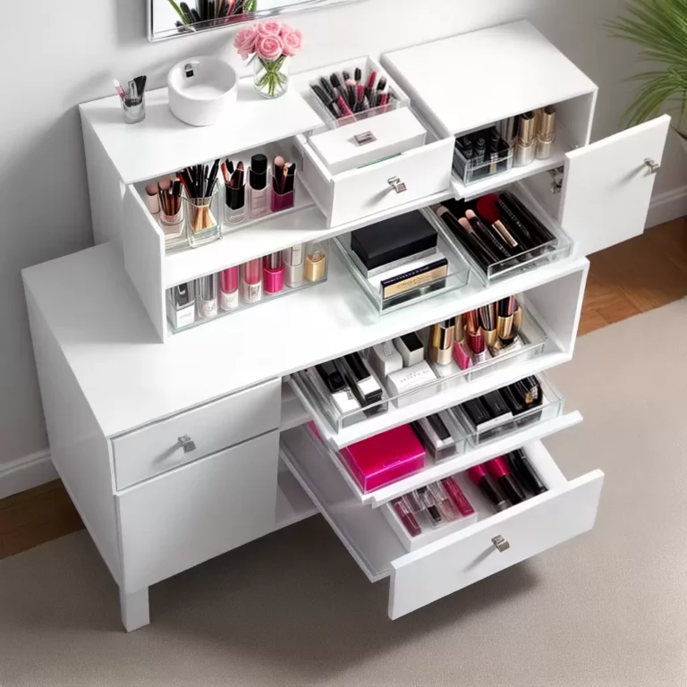 Racks para Itens de Maquiagem e Beleza: Deixe seu Cantinho Mais Funcional