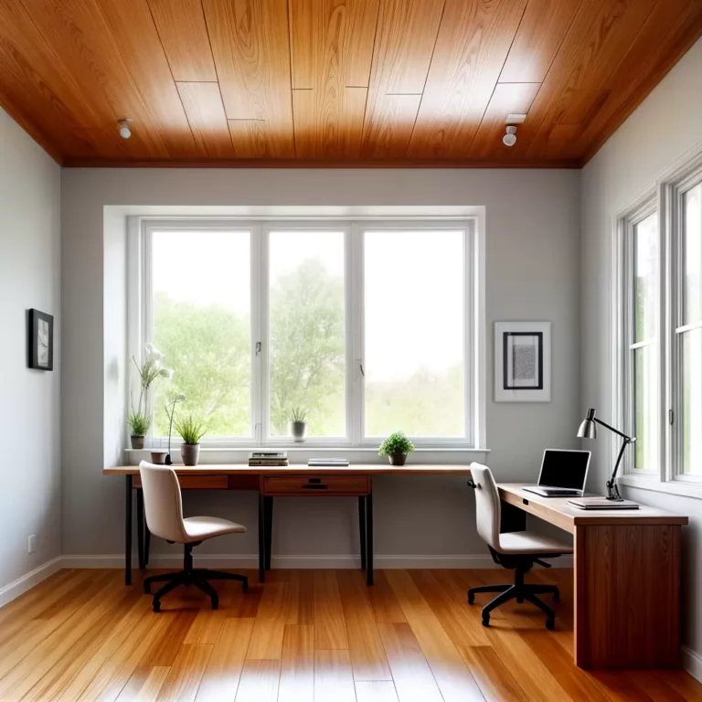 Piso cerâmico para projetos de home office