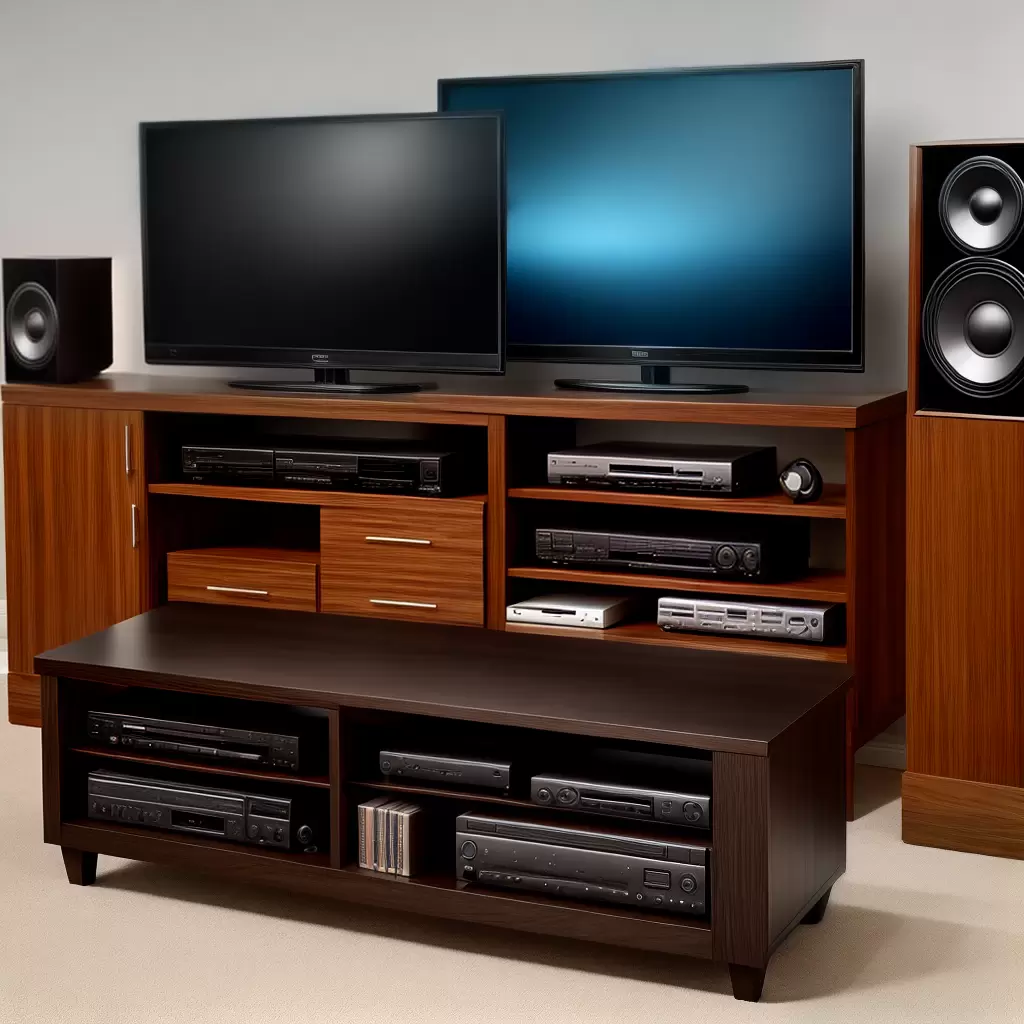 Fotos rack audio video tv games luz
