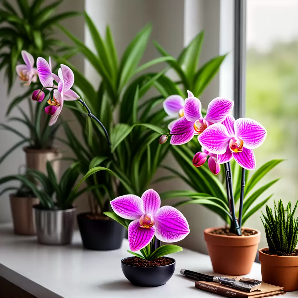 Fotos orquidea roxa cuidados livro maos