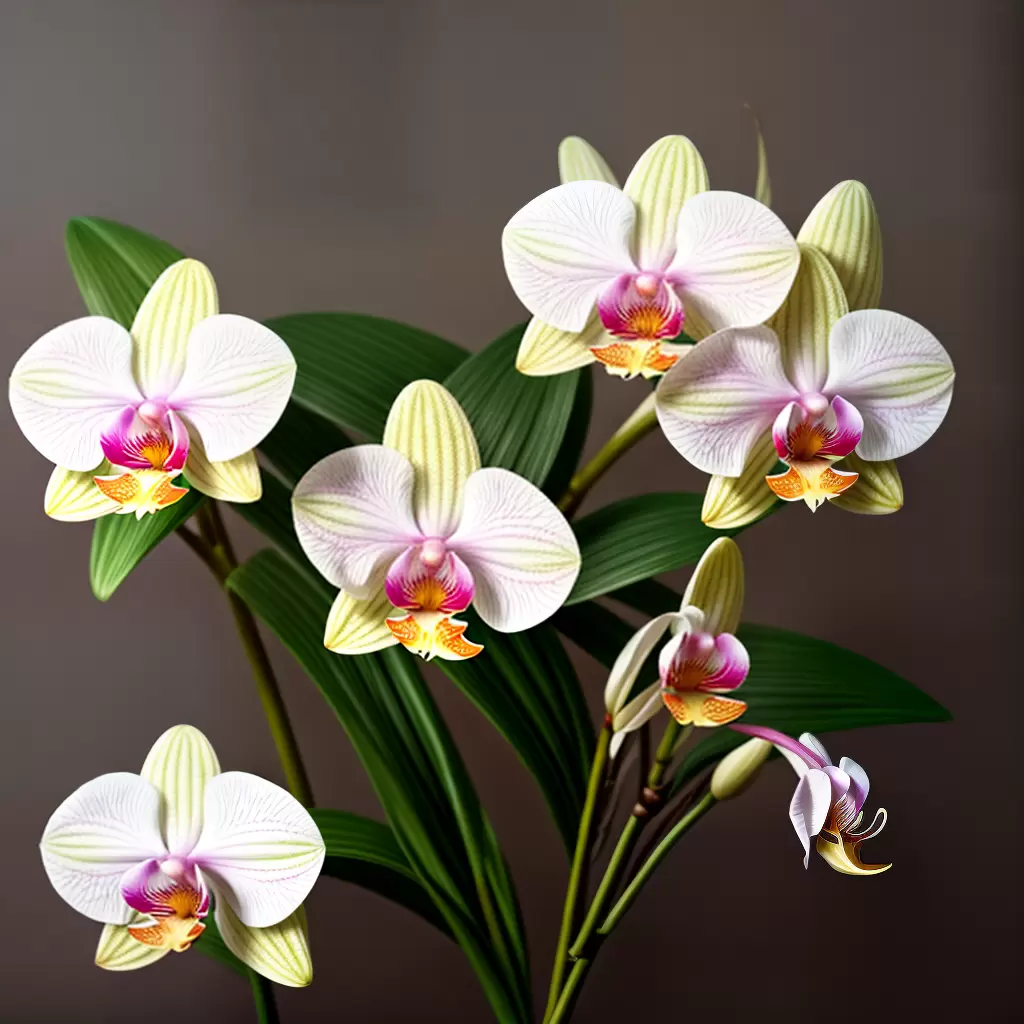 Fotos ilustracao orquidea vintage foto moderna
