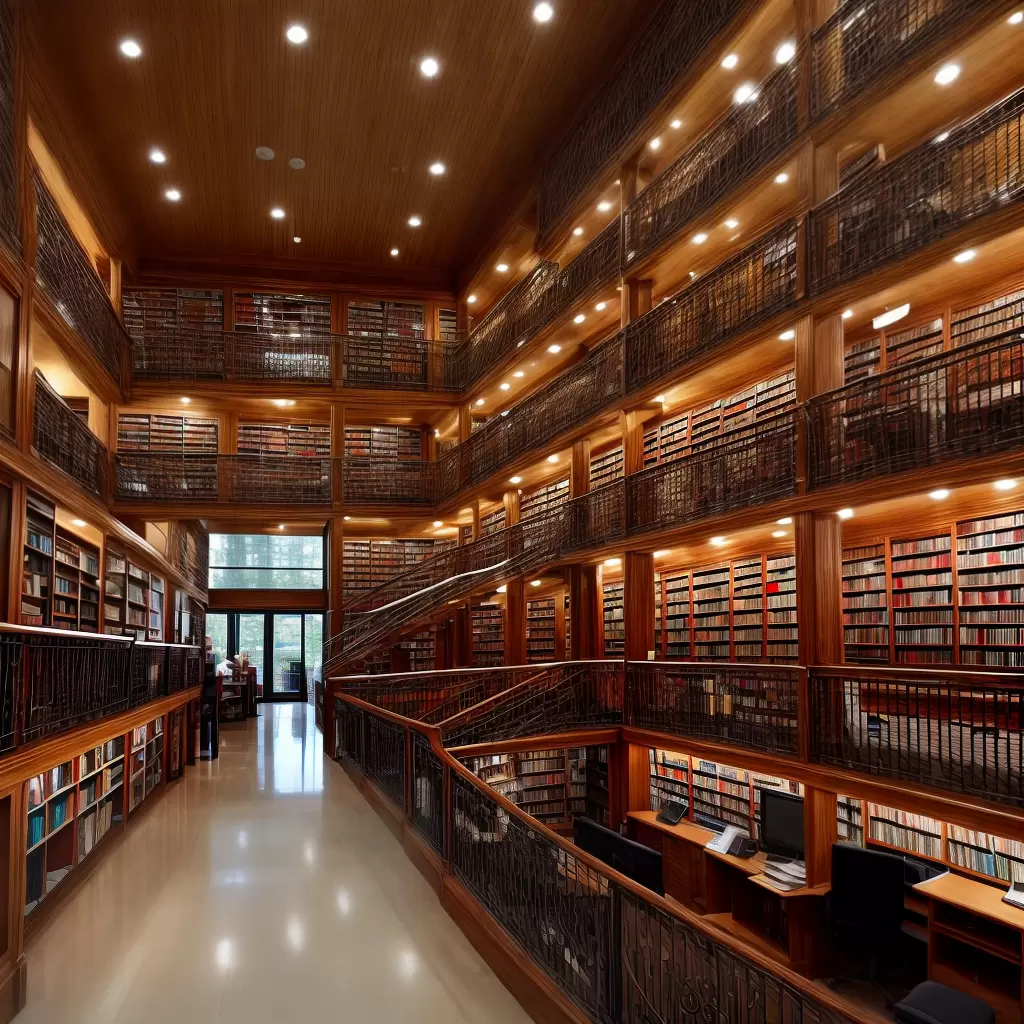 Fotos biblioteca moderna livros iluminacao