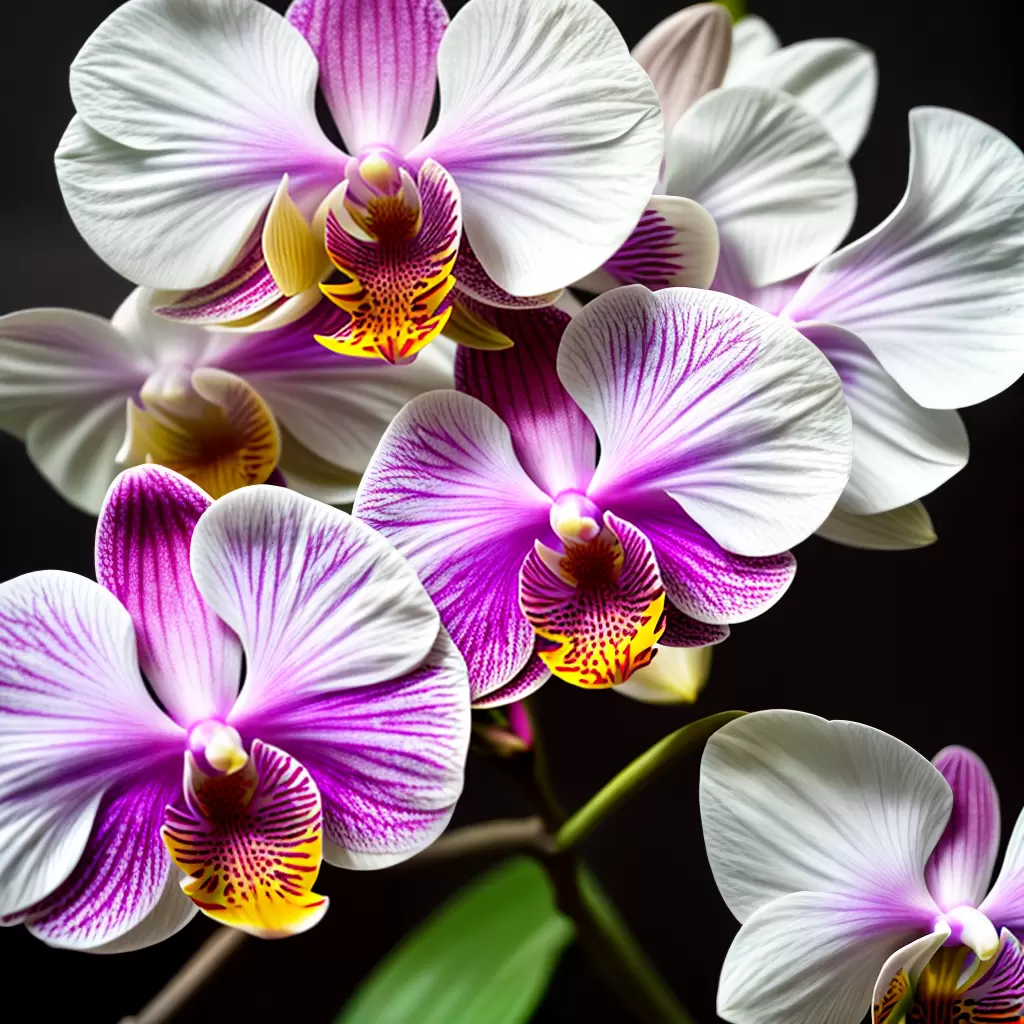 Fotos orquidea padroes cores detalhes