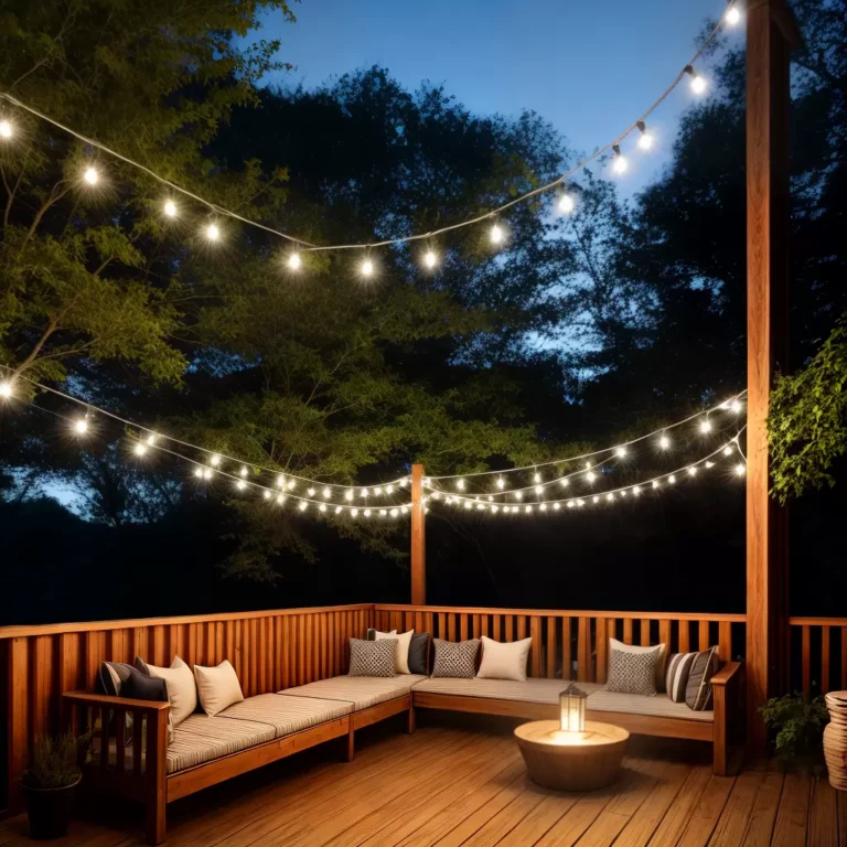 Ideias de iluminação para decks: crie o ambiente perfeito