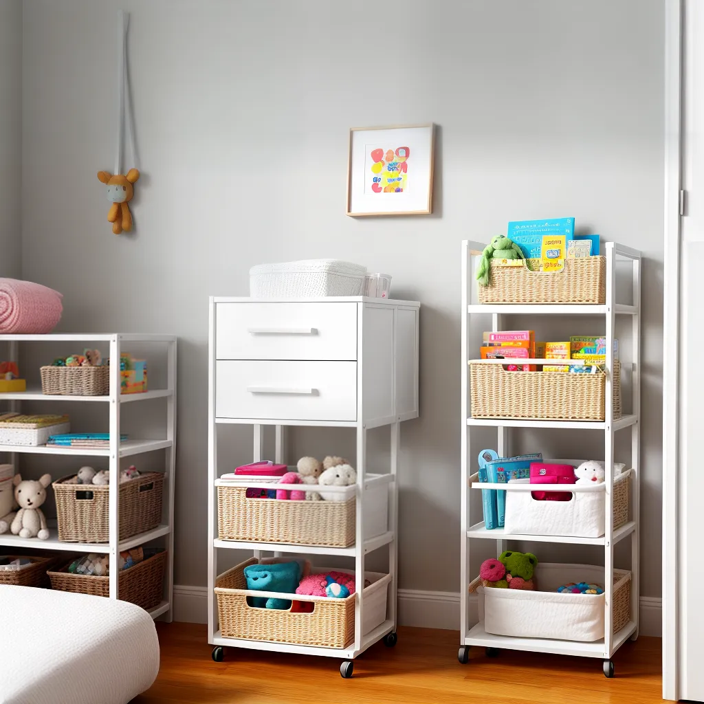 prateleira branca bebe quarto organizacao