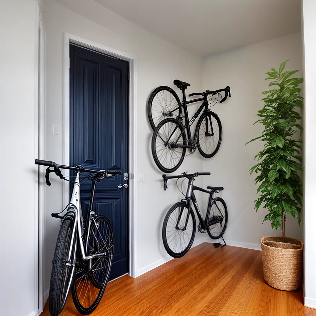 apartamento bicicleta suporte parede