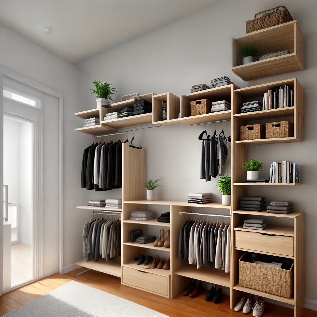 apartamento organizacao prateleiras ganchos