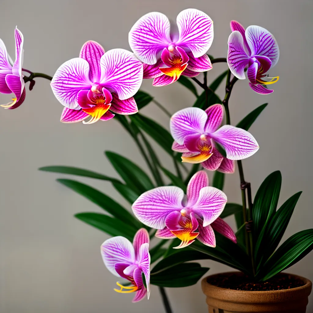orquidea sol brilho petalas detalhes