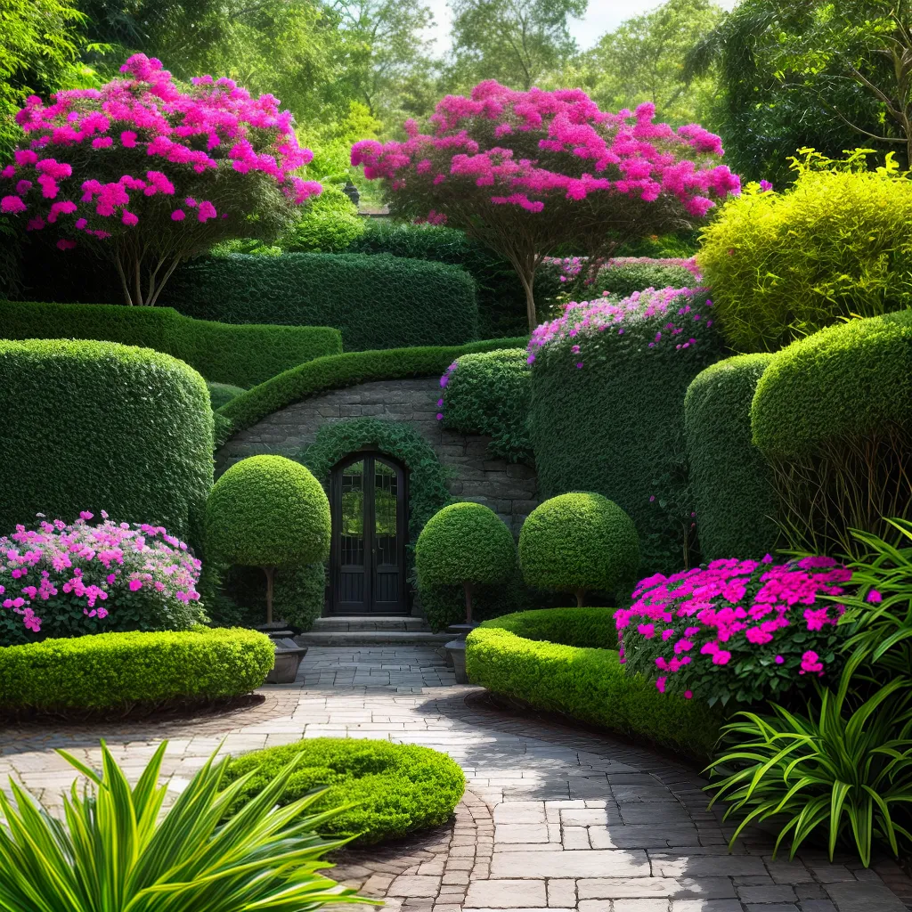 jardim orquideas exoticas folhagem verde 1