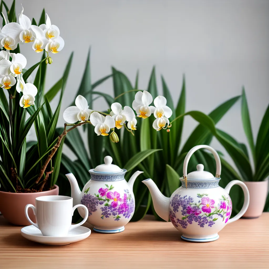 cha orquidea infusao petalas saudavel