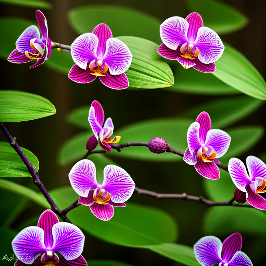 orquidea floresta natural petala padrao