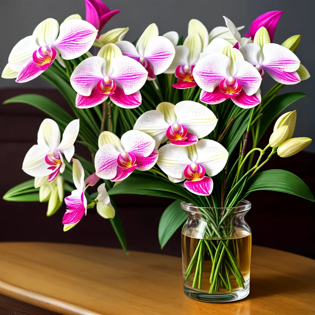 orquideas coloridas piano musica