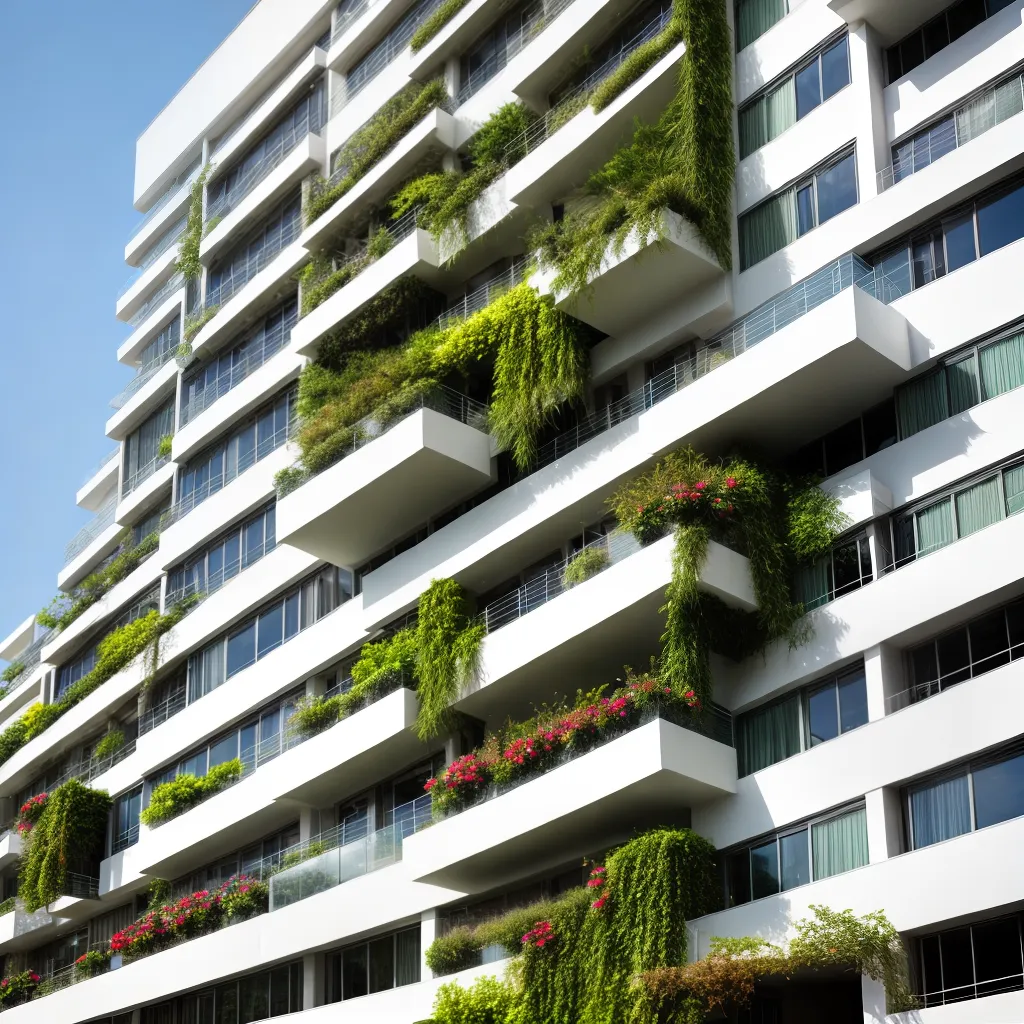 predio vertical orquideas moderno