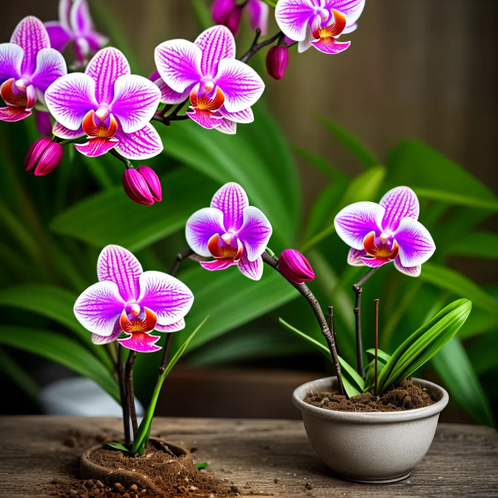orquidea revitalizada resgate jardim