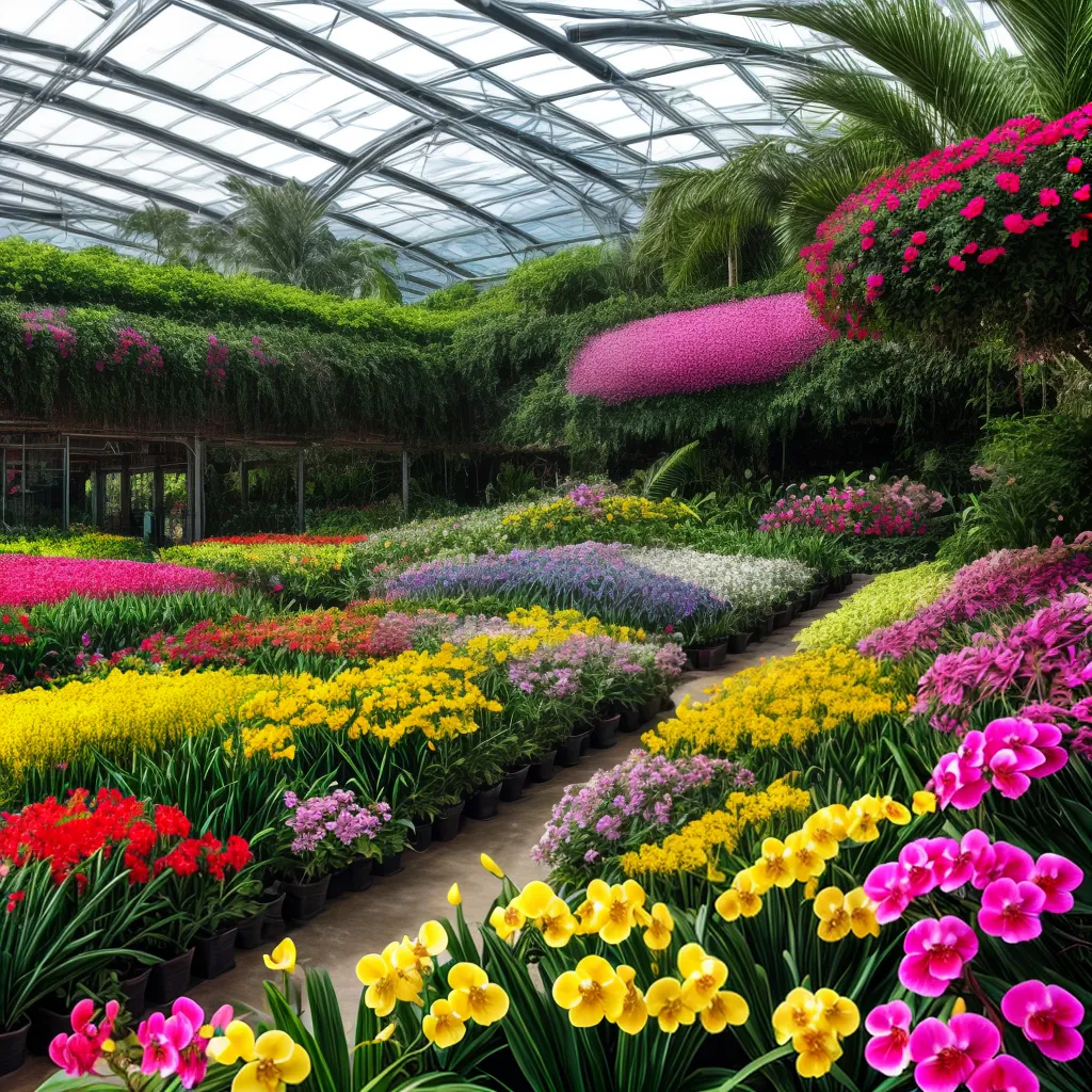 orquideas estufa vibrante diversidade