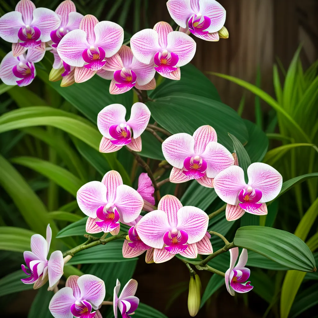 jardim orquideas coloridas diversidade