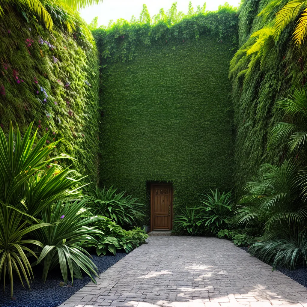 jardim vertical vida natureza artistico