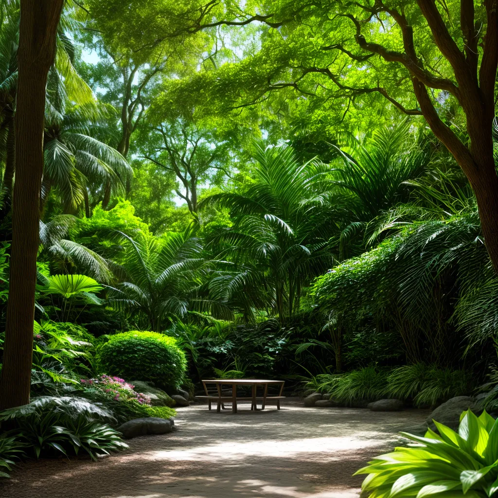 jardim sombra plantas fern hosta