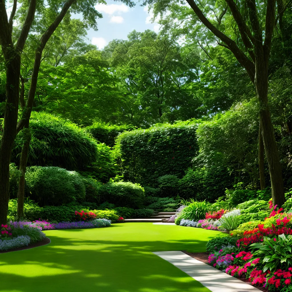 jardim sombra plantas coloridas 1