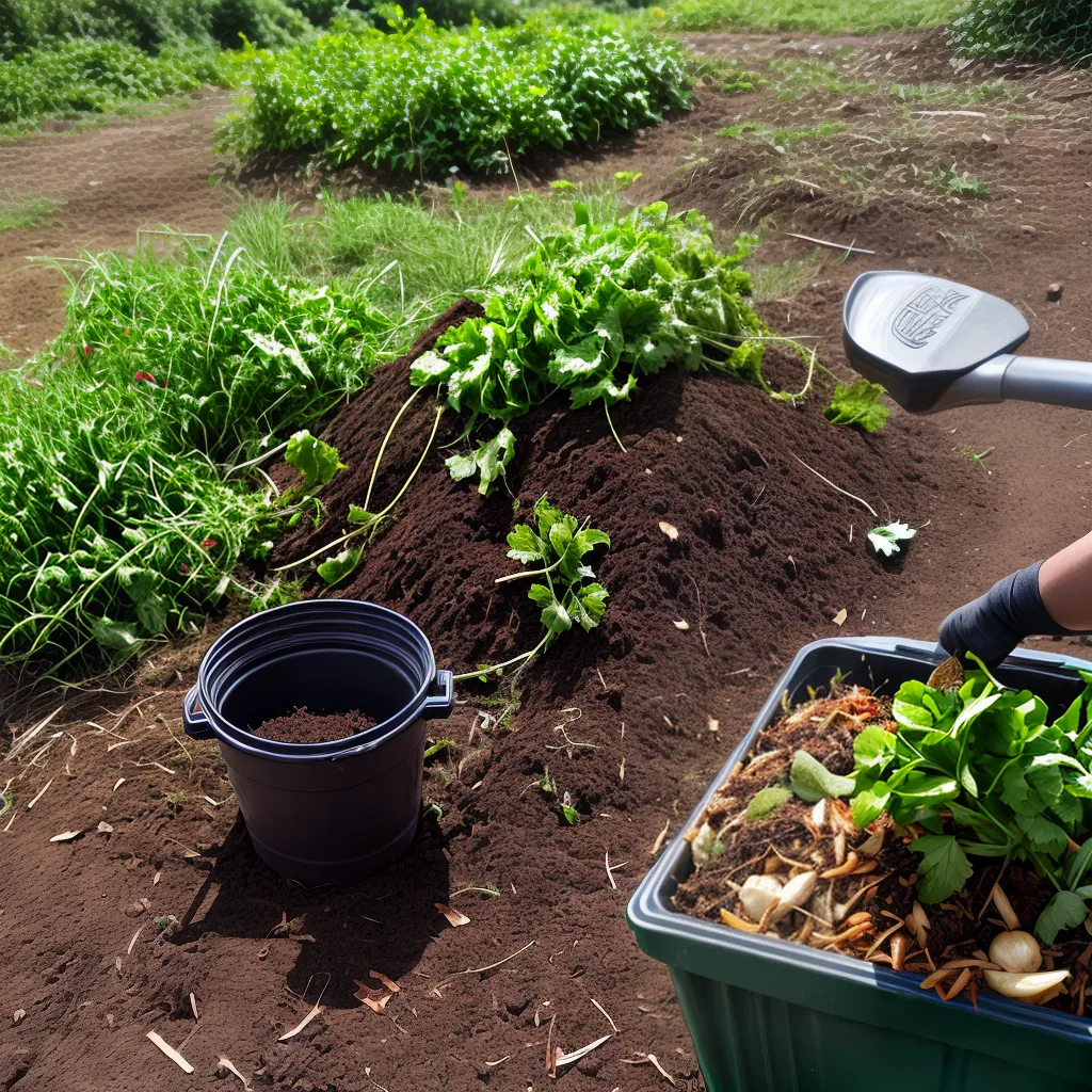 composteira vegetais fertilizante jardim