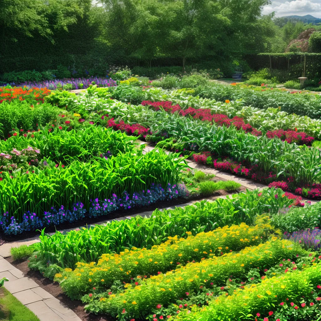 horta colorida plantas comestiveis