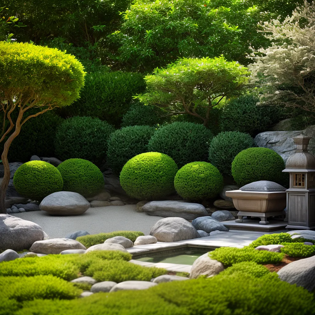 jardim zen bonsai paz meditacao