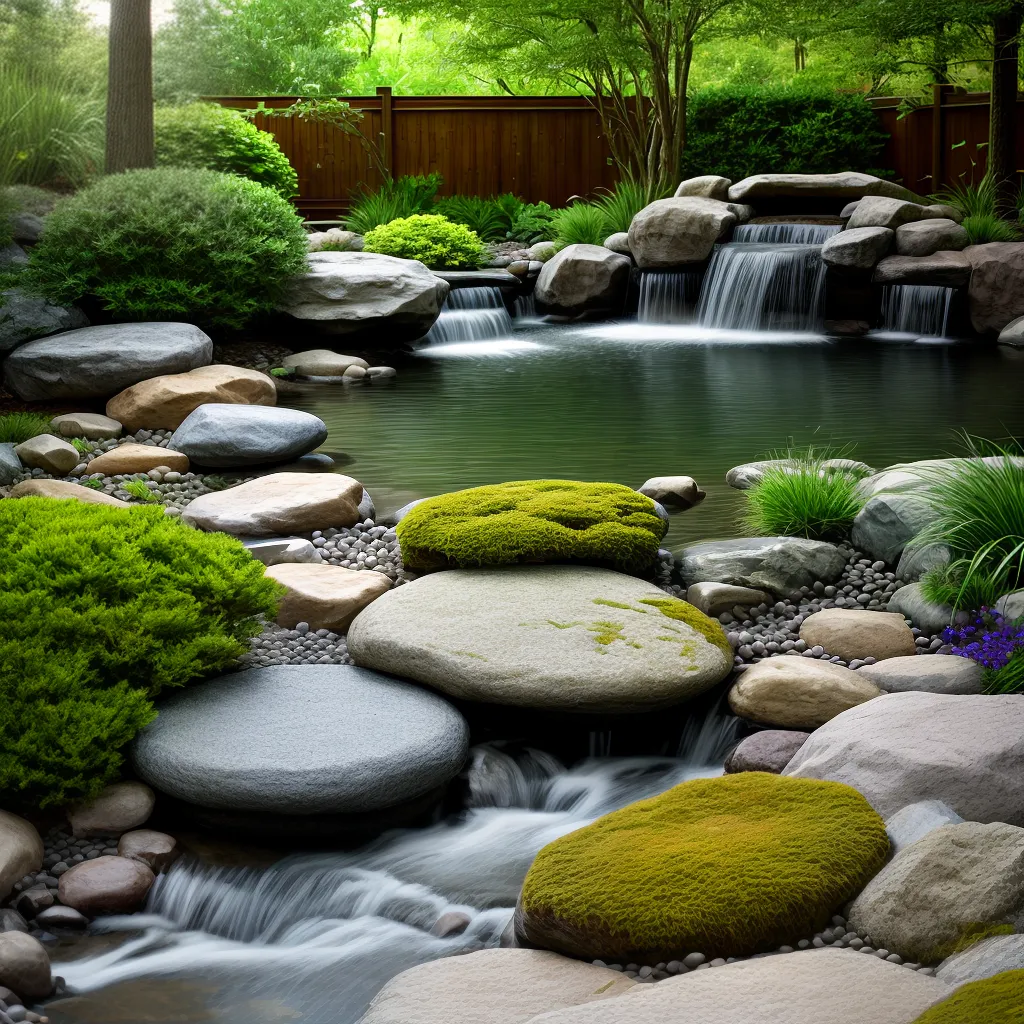 jardim zen moss areia banco
