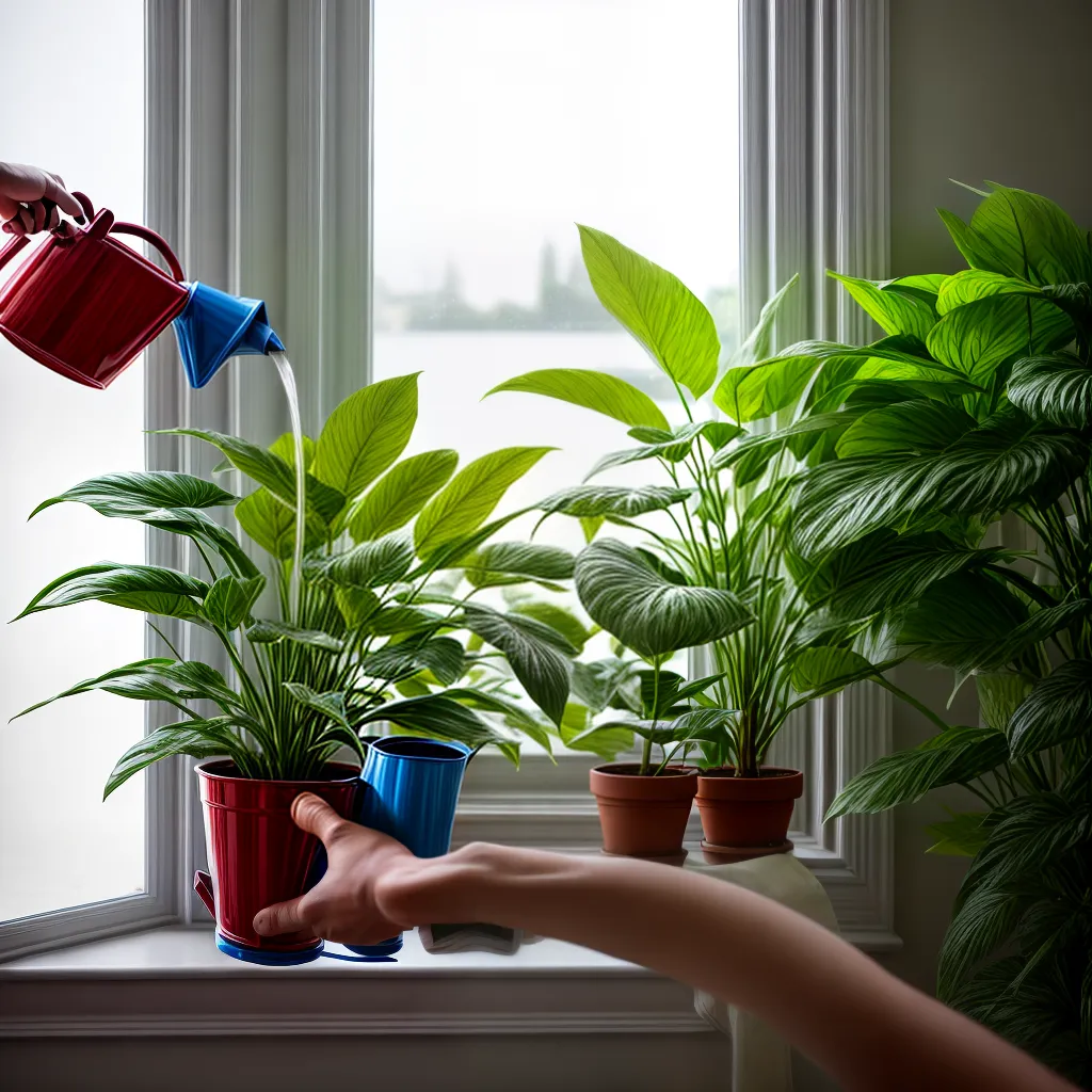 regando planta sol janela saude 1