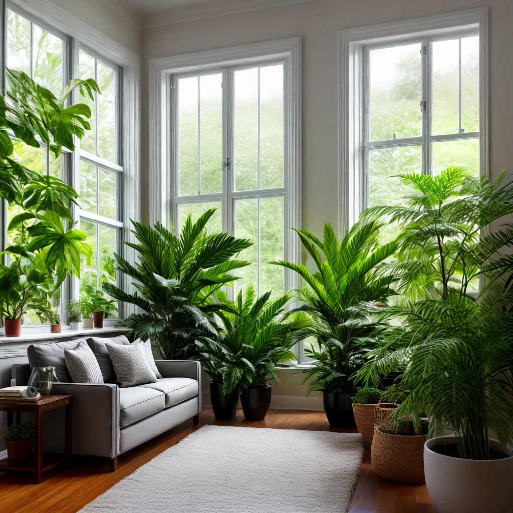sala plantas jardim interno
