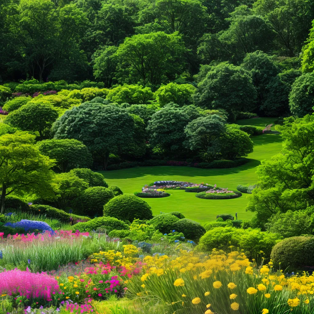 jardim verde flores abelhas sustentavel