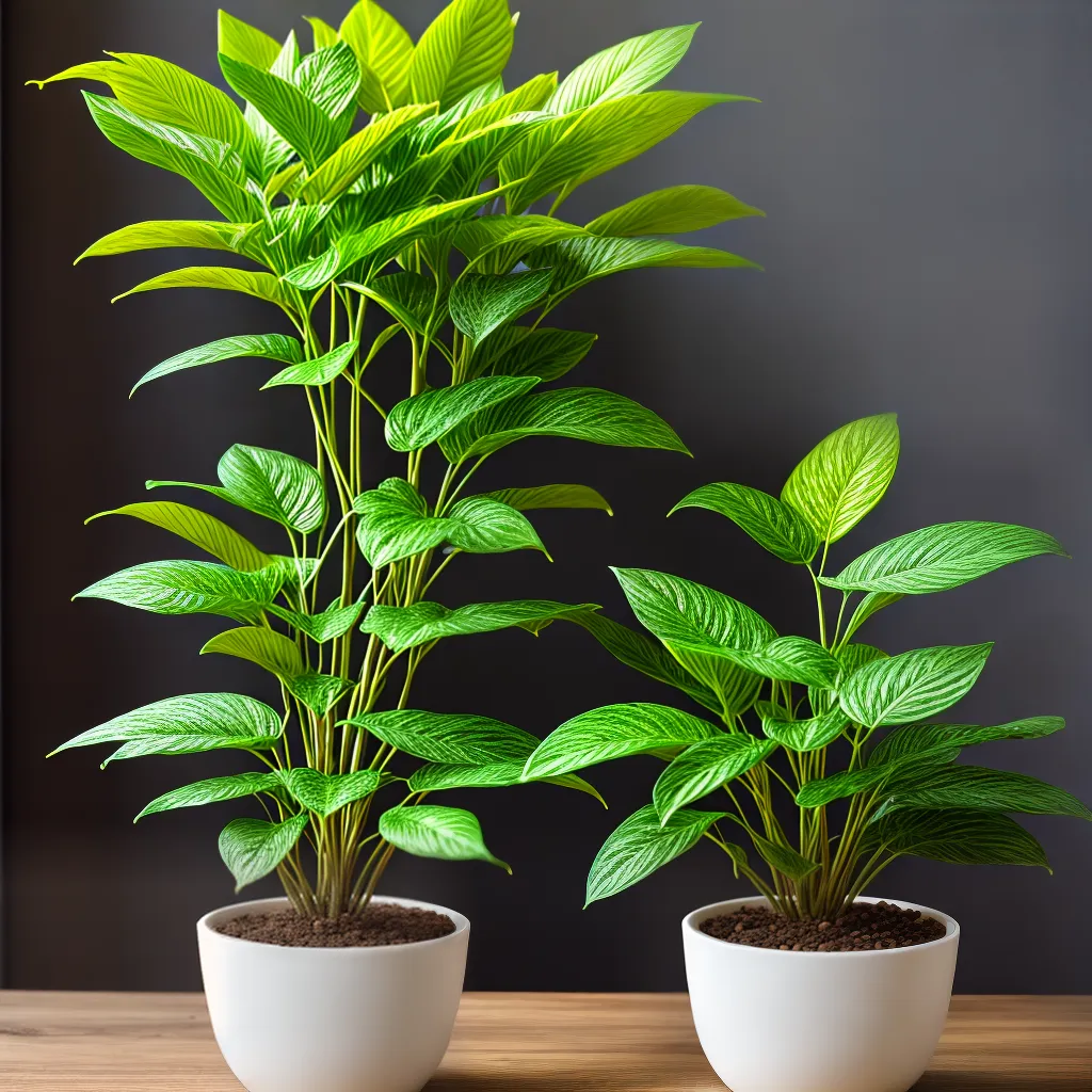 planta verde folhas luxuriante resiliente