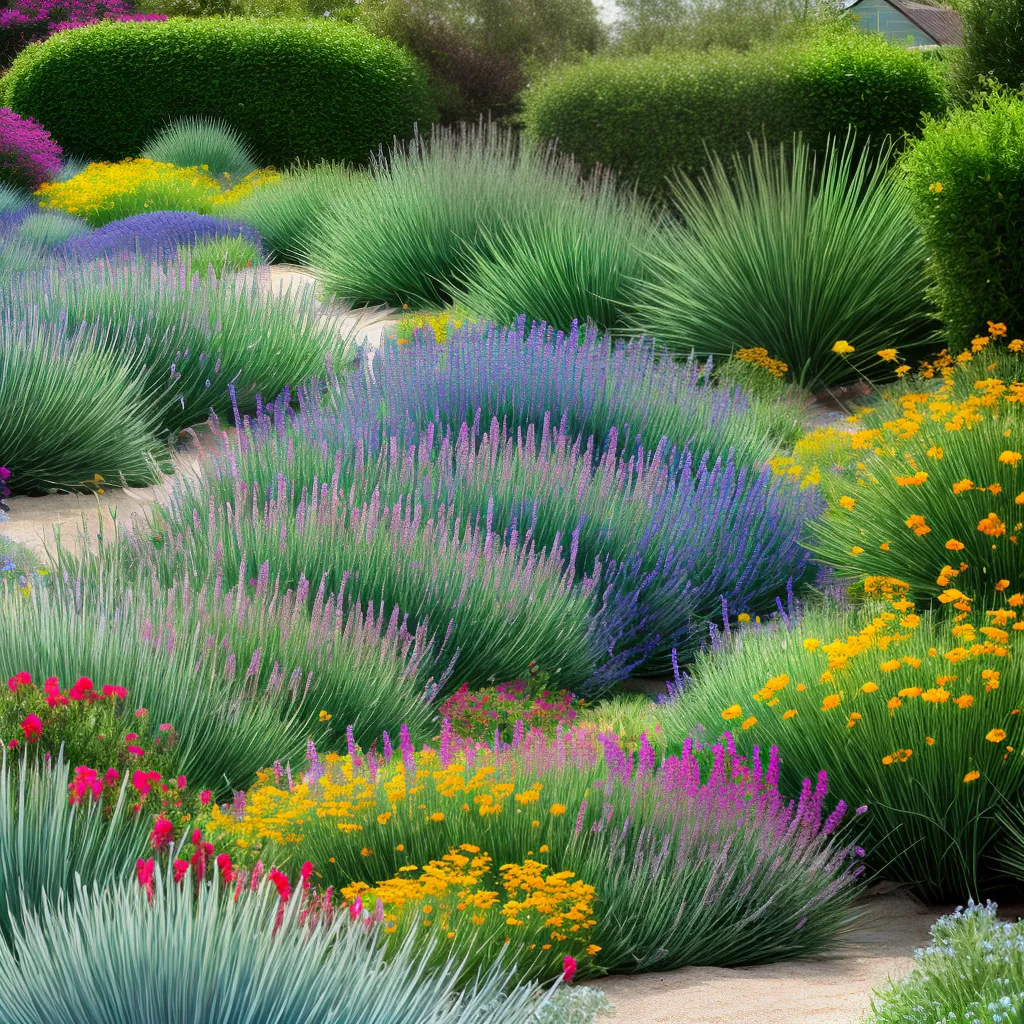 jardim costeiro resiliente suculentas lavanda